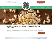 Tablet Screenshot of fancyfarmpopcorn.com